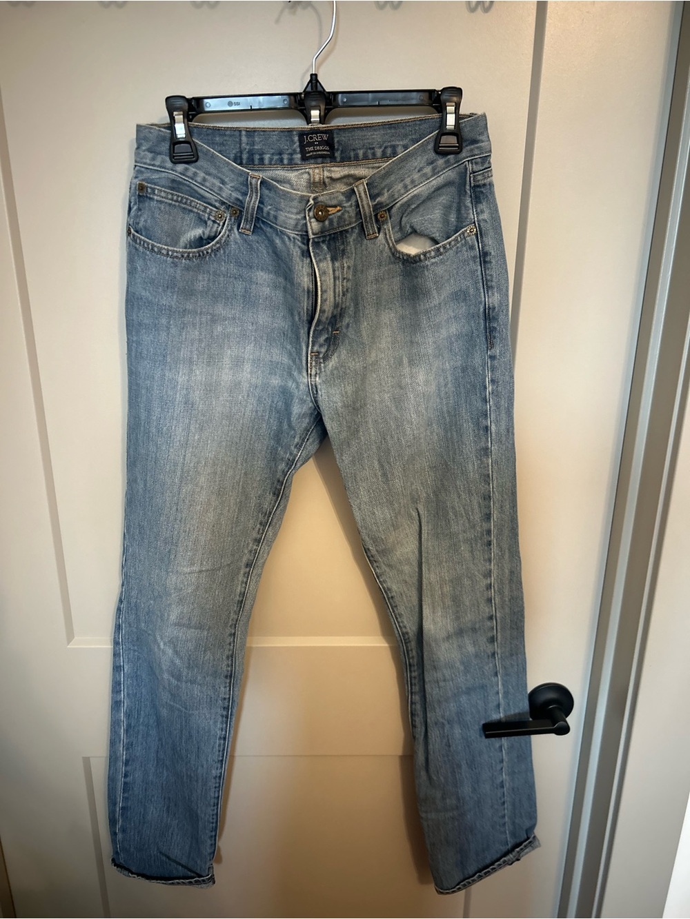 J. Crew Slim Straight Light Blue Washed Jeans